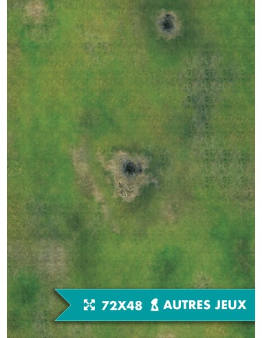 Field - 72X48 - Game mat Wargame hantent personnes