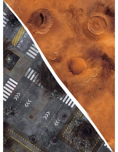 Mars & Chekpoint - 60X44 - Double Sided Playmat la chaussure