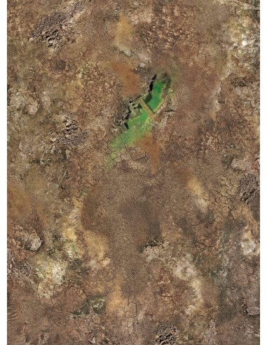 Wasteland - 44x60 - Playmat for warhammer 40000 hantent personnes