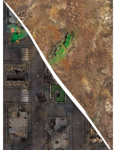 Apocalypse & Wasteland - 60X44 - Double Sided Playmat prix pour 