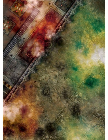 Industry - 72X48 - Game mat Wargame JUSQU'A -70%! 