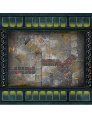 INDUSTRIA SECTORUM KILL TEAM® 22x30 " + emplacements de cartes (total 91x91 cm) Pour