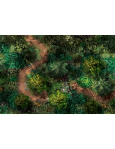 Jungle (44x30 pouces, 112x76 cm) hantent personnes