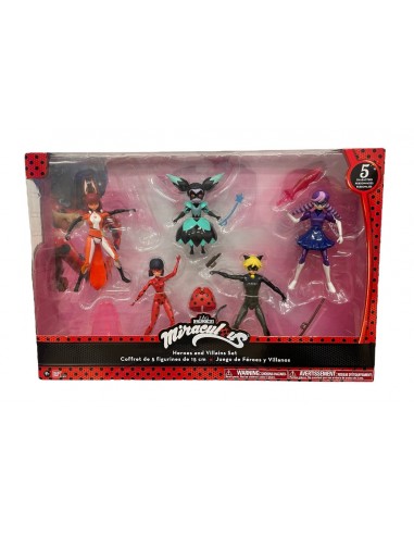 MIRACULOUS Coffret de 5 personnages figurines 15cm Venez découvrir notre 