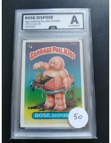 Garbage Pail kids / Crados Topps 1986 Rose Dispose - CGS A pas cher chine