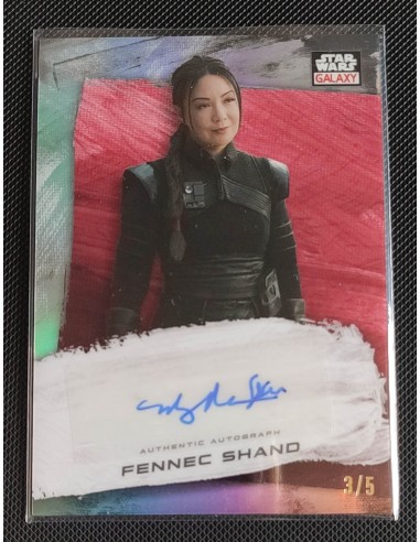 Star Wars Galaxy 2022 Fennec Shand Prism signée & Num. 3/5 - TC* basket pas cher