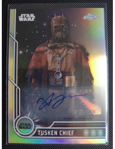 Star Wars Chrome 2023 Tusken Chief signed - TC* Véritable concentré