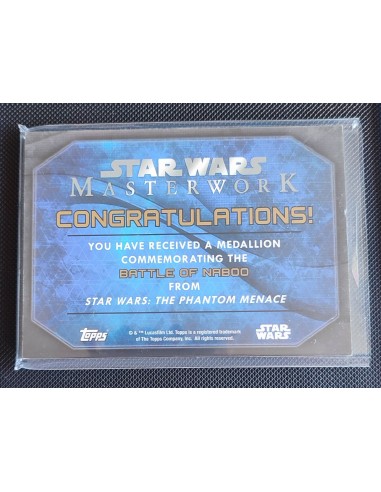 Star Wars Masterwork Anakin Skywalker Medaillon - TC* français