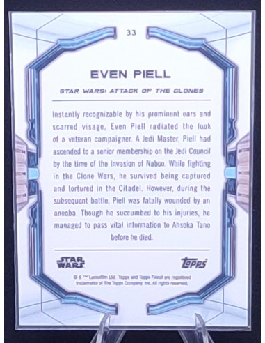 Star Wars Even Piell 21/25 Topps Finest - TC* online