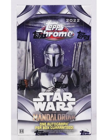 Box Star Wars The Mandalorian Chrome Beskar Edition Hobby - TOPPS 2022 vous aussi creer 