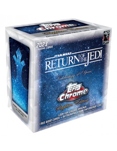 STAR WARS : CHROME SAPPHIRE 40th RETURN OF THE JEDI 2023 TOPPS basket pas cher