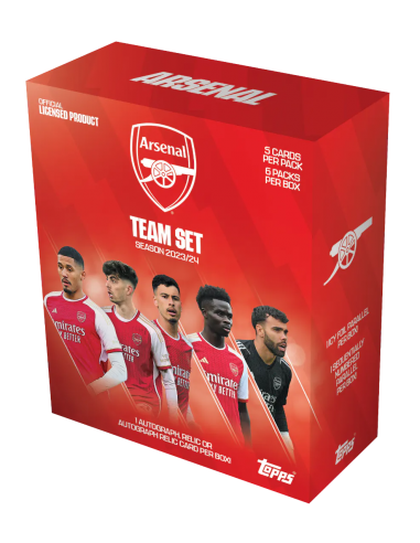 Topps Arsenal FC Official Team Set 23/24 sur le site 