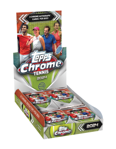 Topps Chrome Tennis Box 2024 france