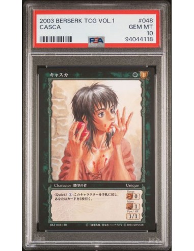 CASCA BERSERK TCG VOL.1 KONAMI 2003 - PSA 10 vente chaude votre 