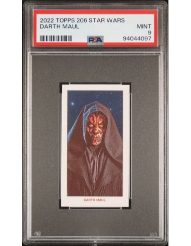 DARTH MAUL 2022 TOPPS 206 STAR WARS - PSA 9 Profitez des Offres !