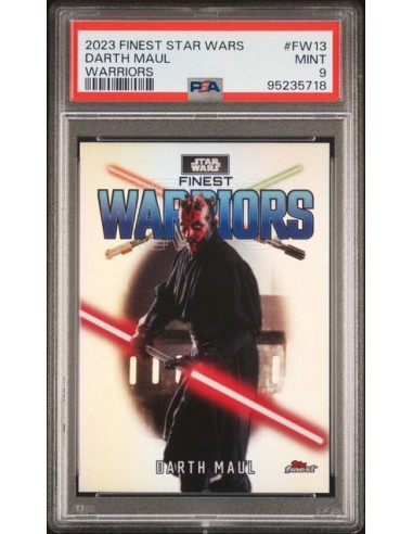 DARTH MAUL WARRIORS 2023 FINEST SW - PSA 9 Dans la société mordern