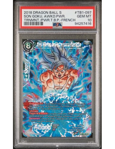 SON GOKU, LA PUISSANCE EVEILLEE - PSA 10 du meilleur 