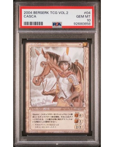 CASCA BERSERK TCG VOL.2 KONAMI 2004 - PSA 10 ouvre sa boutique