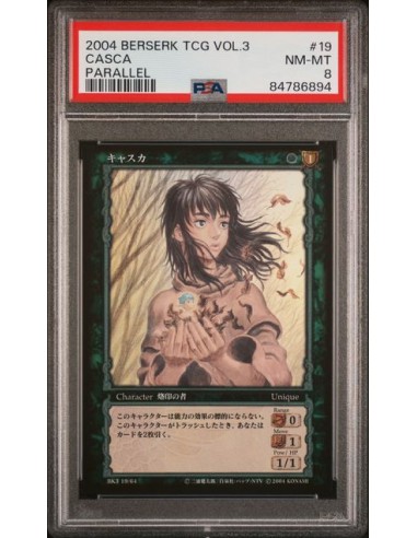 CASCA PARALLEL HOLO BERSERK TCG VOL.3 KONAMI 2004 - PSA 8 Profitez des Offres !