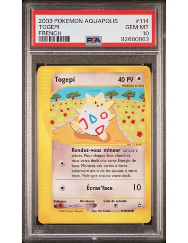 TOGEPI AQUAPOLIS FRENCH - PSA 10 50% de réduction en Octobre 2024