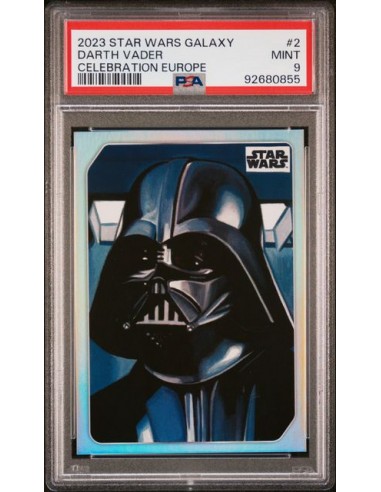 DARTH VADER 2023 SW GALAXY CELEBRATION EUROPE - PSA 9 Véritable concentré