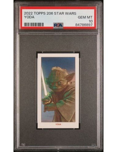 YODA 2022 TOPPS 206 STAR WARS - PSA 10 Faites des économies