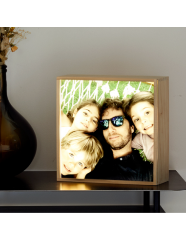 Cadre photo lumineux à personnaliser Dada Light® fabrication France 🇫🇷 de pas cher