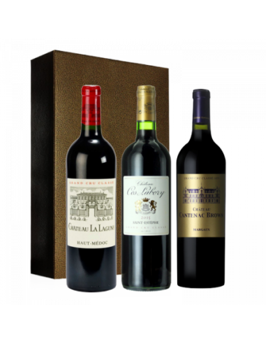 Coffret trio crus classés Bordeaux 2015/ 3 bouteilles/ 2,25 L fabrication France 🇫🇷 50% de réduction en Octobre 2024