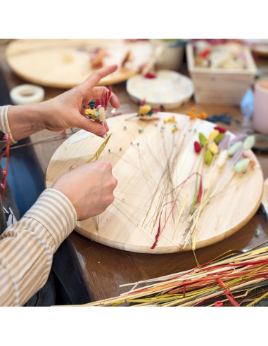 🌸 Trockenblumen-Kronen-Workshop – Größe S 🌸 français