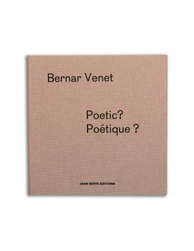 Bernar Venet - Limited Edition of 25 deluxe coffrets - Poetic? Poétique ? acheter en ligne