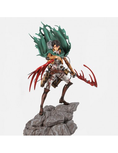 Figurine Livaï Ackerman - L'Attaque des Titans rembourrage situé sous