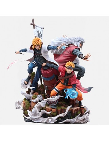 Figurine Naruto, Jiraya & Minato - Naruto paiement sécurisé