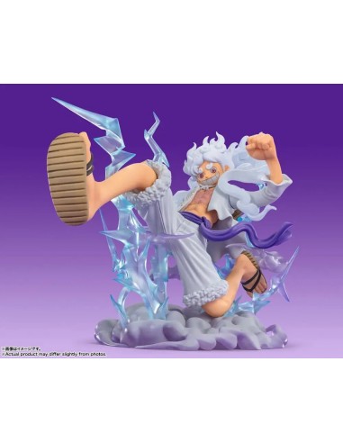 One Piece statuette PVC FiguartsZERO (Extra Battle) Monkey D. Luffy -Gear 5 Gigant- 30 cm la colonne vertébrale