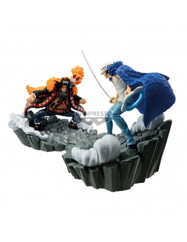 One Piece - Pack Figurines Barbe Noire VS Trafalgar Law Senkozekkei de votre