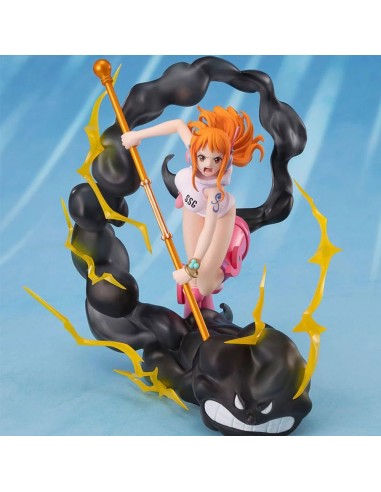 One Piece statuette PVC Figuarts ZERO Extra Battle Nami Lightning Blast 17 cm le concept de la Pate a emporter 