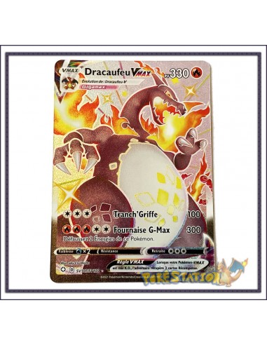 Carte Pokemon Dracaufeu VMAX sv107/sv122 - Destinees Radieuses - Neuve - FR Fin de série