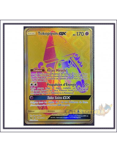 Carte Pokémon Tokopiyon GX SV94/SV94 - Destinées Occultes - Neuve - FR s'inspire de l'anatomie humaine