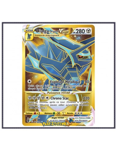 Carte Pokémon Dialga Forme Originelle-VSTAR 210/189 - Astres Radieux EB10 Le MVP de beaucoup