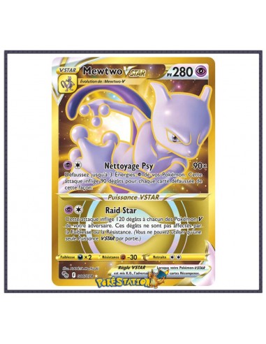 Carte Pokémon Mewtwo-VSTAR 86/78 - Pokémon GO destockage