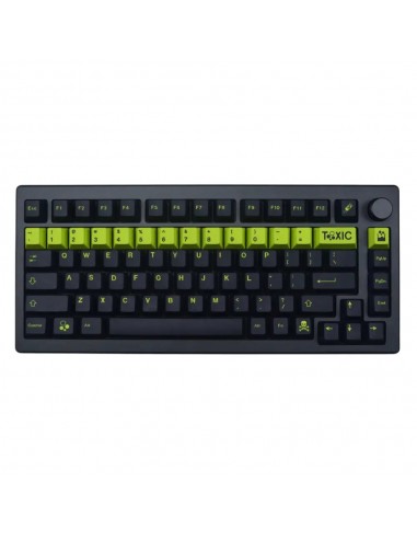 Keycaps QWERTY Toxic pas cher 