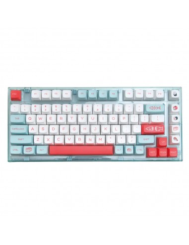 Keycaps AZERTY/QWERTY Saumon d'Europe débarque