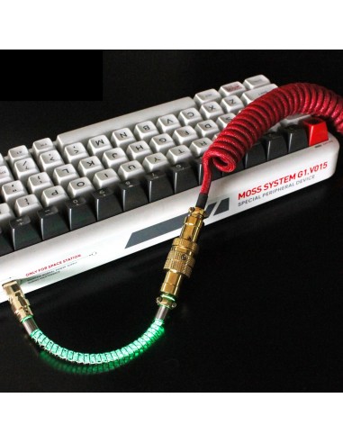 Câble de clavier custom électroluminescent Type-C Paillette solde