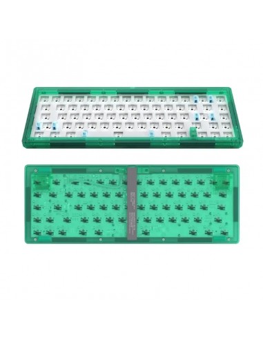 Kit clavier custom Transparent Vert français