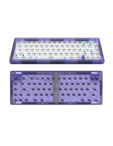 Kit clavier custom Transparent Violet d'Europe débarque