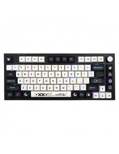 Keycaps AZERTY Printstream rembourrage situé sous