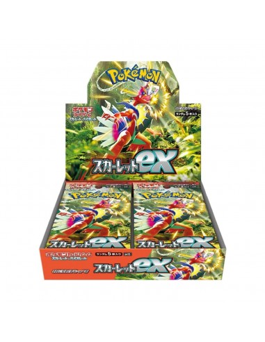 Display 30 boosters Pokémon Scarlet ex (sv1S) 🇯🇵 s'inspire de l'anatomie humaine