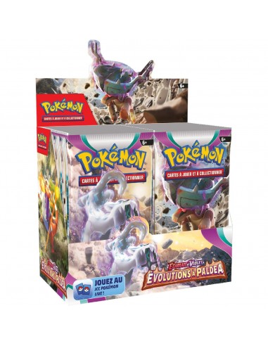 Display 36 boosters Pokémon Évolutions à Paldea (EV2) 🇫🇷 brillant des détails fins