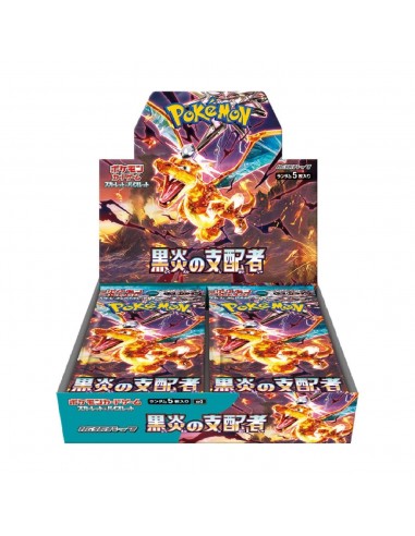 Display 30 boosters Pokémon Ruler of the Black Flame (sv3) 🇯🇵 sélection de produits