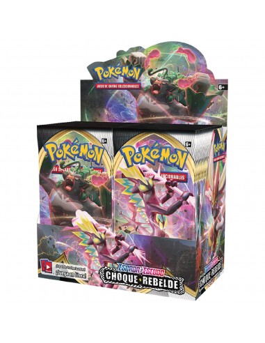 Display 36 boosters Pokémon Choque Rebelde (EE2) 🇪🇸 en linge