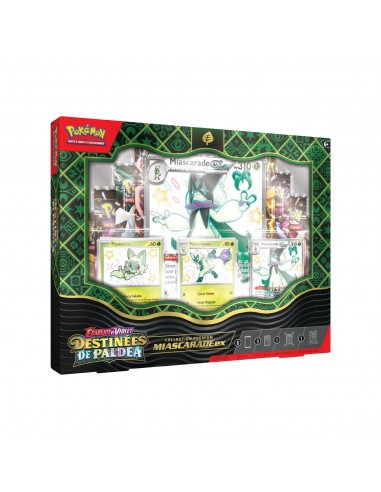 Coffret Collection Premium Pokémon Destinées de Paldea (EV4.5) Miascarade-ex 🇫🇷 JUSQU'A -70%! 